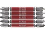 ベッセル/剛彩ビット 5本組 (両頭) +2×82mm/GS5P2082