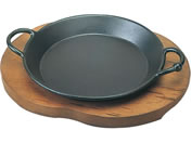 アサヒ/鉄 ステーキ皿 グルメパン 24cm A-203-48/6417300