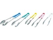 エムテートリマツ/MT18-8 抗菌PP柄 万能トング 25cm ブルー 2S-BL
