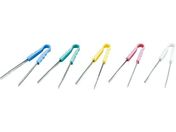 エムテートリマツ/MT18-8 抗菌PP柄 ワニ口トング 4-P