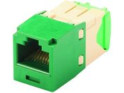 パンドウイット/カテゴリ6 RJ45モジュラージャック UTP 28・30AWG 緑