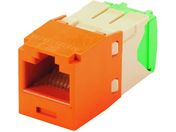 パンドウイット/カテゴリ6 RJ45モジュラージャック UTP 28・30AWG 橙