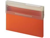 リヒトラブ/Mutual コングレスケース A5・ヨコ テラコッタオレンジ/A2070-4