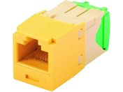 パンドウイット/カテゴリ6 RJ45モジュラージャック UTP 28・30AWG 黄