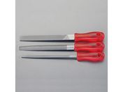 エスコ/鉄工やすり 3種 3本組 中目 250mm/EA521TV-25B