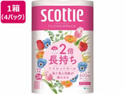 クレシア/スコッティ フラワーパック 2倍長持ち ダブル 12ロール×4パック