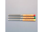 エスコ/やすり 3本組 バリ取り用 平 荒-細目 215mm