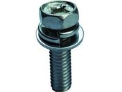 TRUSCO/座金・ばね座金組込十字穴付六角ボルト SUS M5×15 29本入/Y336-0515