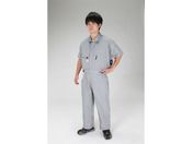エスコ/空調継ぎ作業服 送風ファン付 半袖グレー 4L