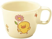 国際化工/メラミン子供食器 ひよこぐみ 柄付カップ C16HI