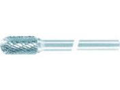 スーパー/超硬バー ミドルシャンク(シャンク長:80mm)ロー付タイプ 先丸円筒型(ダブルカット)刃径:9.5/SB2C06M