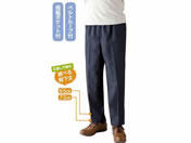 ケアファッション/おしりスルッとパンツ ネイビー LL(股下65cm)