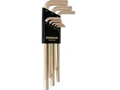 ボンダス/六角L-レンチ ロング ゴールド セット9本組(1.5-10mm)/HLX9MG