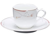 EBM/フラワーピンク コーヒーカップ OFM01-305/7538660