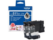 G)ブラザー/純正インクカートリッジ ブラック 2個 LC511BK-2PK