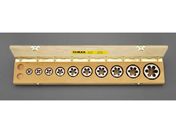 エスコ 六角ダイスセット (並目 HSS) M3-M12 EA829JG-1 通販
