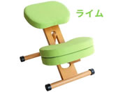 宮武製作所/クッション付きプロポーションチェアキッズ ライム