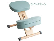 宮武製作所/クッション付きプロポーションチェアキッズ ナチュラルライトグリーン