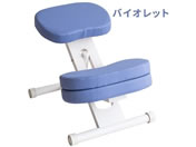宮武製作所/クッション付きプロポーションチェアキッズ ホワイトバイオレット