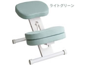 宮武製作所/クッション付きプロポーションチェアキッズ ホワイトライトグリーン