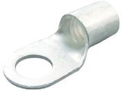 ニチフ/裸圧着端子 R形(50P)外寸28.5mmスタッド径8.4mm/R 100-8
