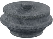 EBM/長水 遠赤 石焼釜 石蓋付 補強リング無 24cm