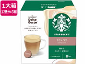 ネスレ/スターバックス カフェラテ ネスカフェ ドルチェ グスト カプセル12杯分×3