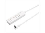 ヤザワ/節電タップ ホワイト 3個口 0.3m/H8S3303WH