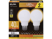 朝日電器 LED電球 485lm 電球色2個入 LDA5LGG5102-2P