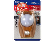 朝日電器/LEDセンサー付ライト 木目温白/PM-LW200(L)