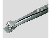 アズワン/MEISTERピンセット ウェハー用 幅広 耐酸鋼/41LB4-SA