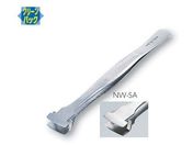 アズワン/MEISTERピンセット ウェハー用 幅広 耐酸鋼/NW-SA
