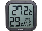 ドリテック デジタル温湿度計 O-271BK