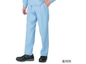 自重堂/エコ高制電パンツ(ツータック)サックス 4L/80401-016-4L