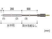 ティアンドデイ/温度センサ(中心温度)ステンレス保護管(SUS304)300mm/φ6.0mm/TR-0506