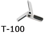 アズワン/トルネード用撹拌羽根 タービン(ボス付き)/T-100