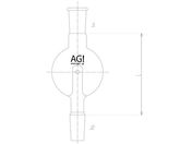 旭製作所/ロータリートラップ球 200mL/2580-5L1L