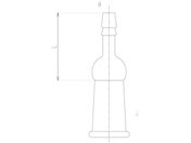旭製作所/排気管直管 メス/2404-1L