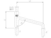 旭製作所/分留用連結管/2578-1L-300