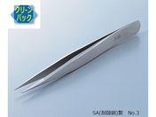 RUBIS/MEISTER ピンセット SA(耐酸鋼)製 クリーンパック No.3/3-SA