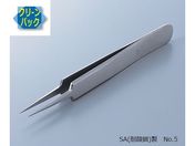 RUBIS/MEISTER ピンセット SA(耐酸鋼)製 クリーンパック No.5/5-SA
