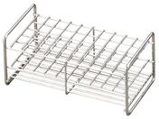 三和化研工業/ステンレス製試験管立 φ21mm 5×10配列/SS21-50