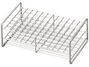 三和化研工業/ステンレス製試験管立 φ24mm 6×12配列/SS24-72
