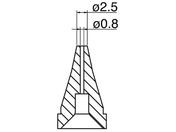 白光/はんだ吸取器(FR400シリーズ)用ノズル/N60-01