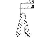 白光/はんだ吸取器(FR400シリーズ)用ノズル/N60-04
