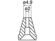 白光/はんだ吸取器(FR400シリーズ)用ノズル/N60-05