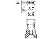 白光/はんだ吸取器(FR400シリーズ)用ノズル/N60-09