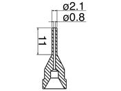 白光/はんだ吸取器(FR410-81)用ノズル ロング型/N61-11