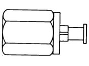 Merck 1 4in. NPTF to F Luer-Lok(R)1 Pk 1PK XX3002568