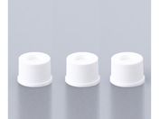 アズワン/オートサンプラー用バイアル 白キャップ(セプタム付き/シリコン・PTFE)100個入/806550-08W